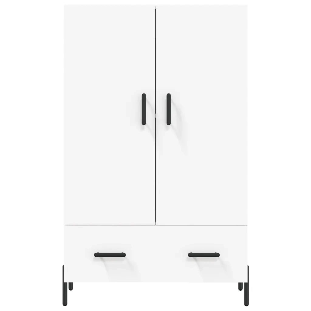 Credenza Bianca 69,5x31x115 cm in Legno Multistrato 828244