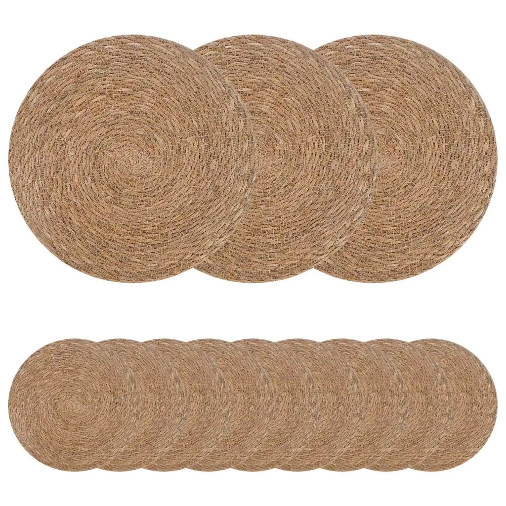 Tovagliette in erba di mare 12 pcs Naturale Ø 30 cm 42012322