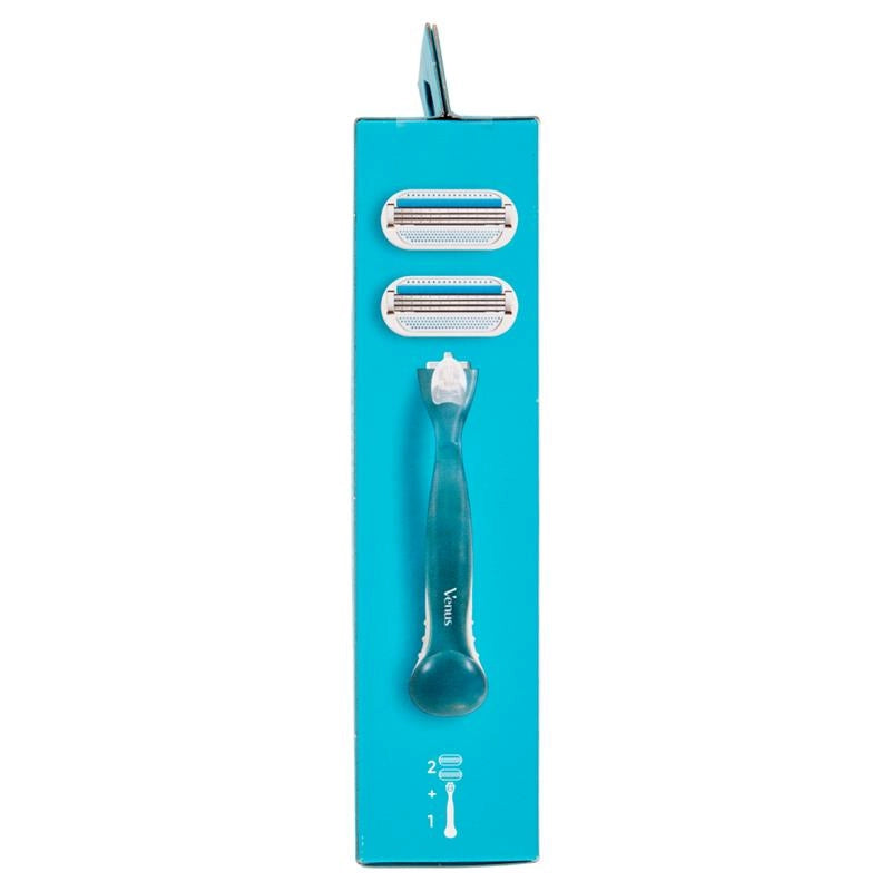 GILLETTE VENUS RASOIO DONNA SMOOTH A 3 LAME, 1 MANICO + 2 LAMETTE DONNA