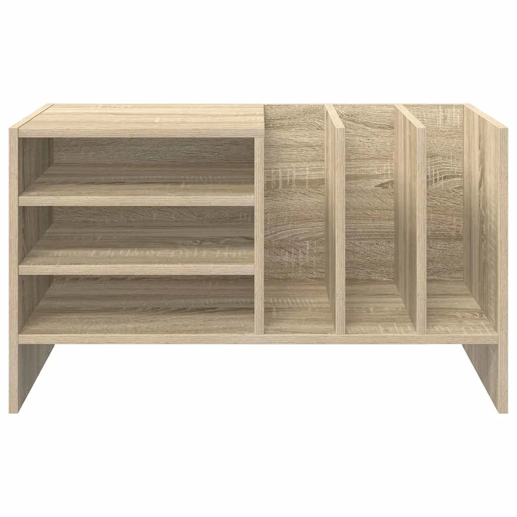 Mobile porta vinili Rovere Sonoma 78.5 x 35 x 45 cm 891074