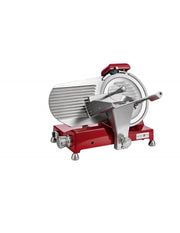 Affettatrice techno collection rossa con affila lama in inox e alluminio
