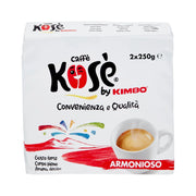 Kose by kimbo armonioso caffe macinato confezione 2x250 grammi