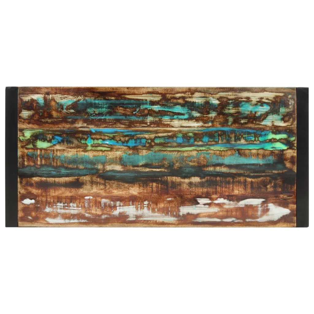 Tavolo da Pranzo 120x55x76 cm in Legno Massello di Recupero 351692