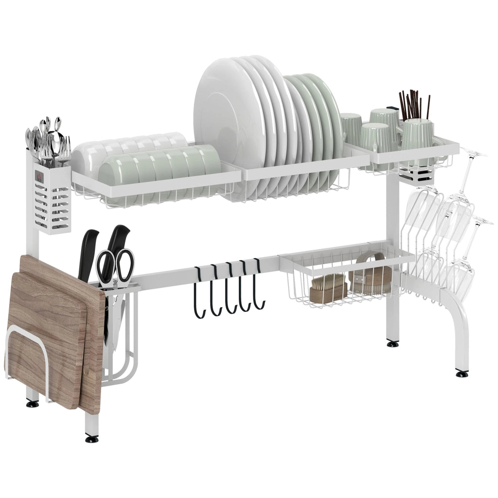Tavolo da cucina ¨C Zephmum ¨C Bianco 100x30x54,5cm