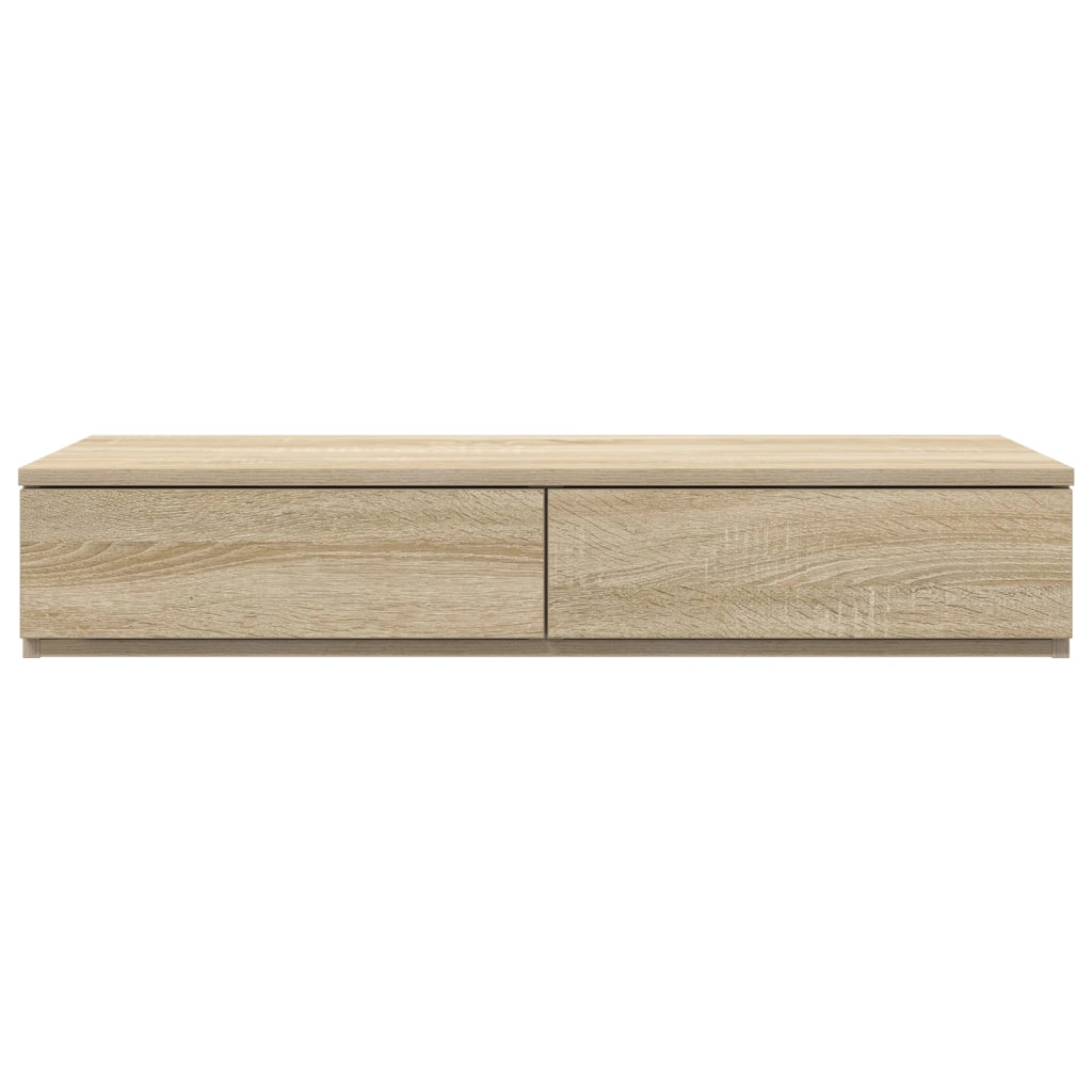 Cassetti per Letto Rovere Sonoma 100x36,5x16,5 cm in Legno Ingegnerizzato