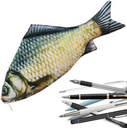 Etui a forma di pesce unico con imbottitura spessa in schiuma rivestita, contenitore per penne, regalo per scuola e classe