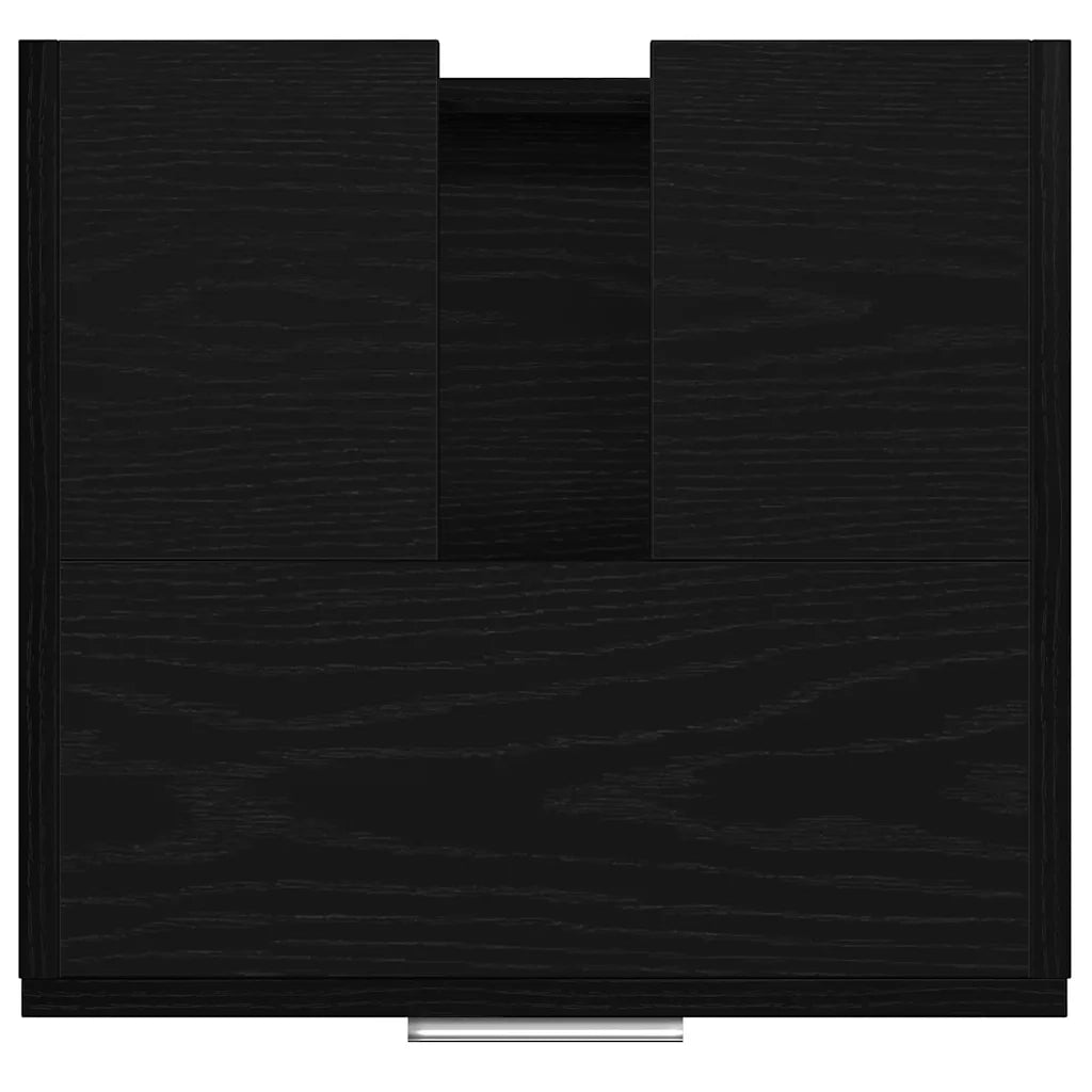 Mobile da Bagno Rovere Nero 40 x 37 x 59 cm Legno multistrato 868814