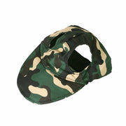 Pet Baseball, Lente Zomer Camuffato con Orecchiuti per Cane, Adatto per Cane con Capo di 32-45 cm