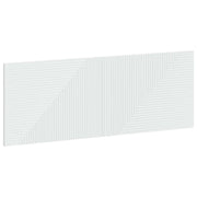Testiera da Muro HAARLEM Bianco Legno ingegnerizzato 896955