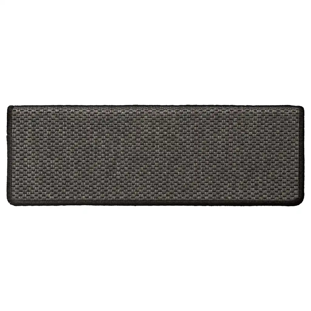 vidaXL Tappeti Adesivi Scale Aspetto Sisal 30 pz 65x21x4 cm Antracite