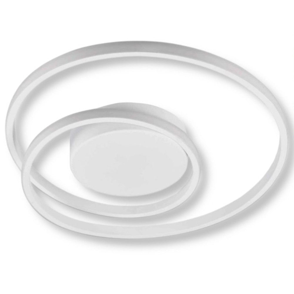 Trade Shop - Plafoniera Lampadario Led Smd Soffitto Design Ad Anelli 32w 3in1 Cct 3000k-6500k Pn-20b3c -