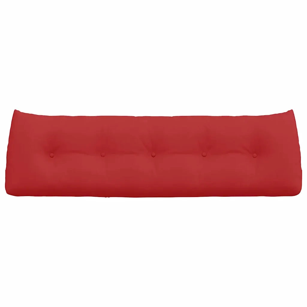 Cuscino per Schiena Rosso 160 x 24 x 50 cm Tessuto