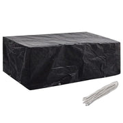 Coperture Arredi Giardino | Telone per mobili da esterni 2 pz 8 Occhielli 200x160x70 cm