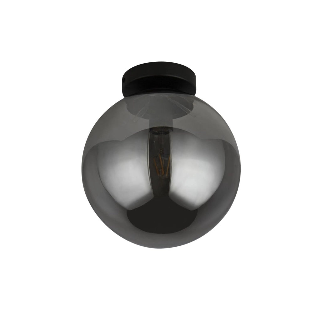 Amsterdam Flush - Metallo nero e vetro fumé