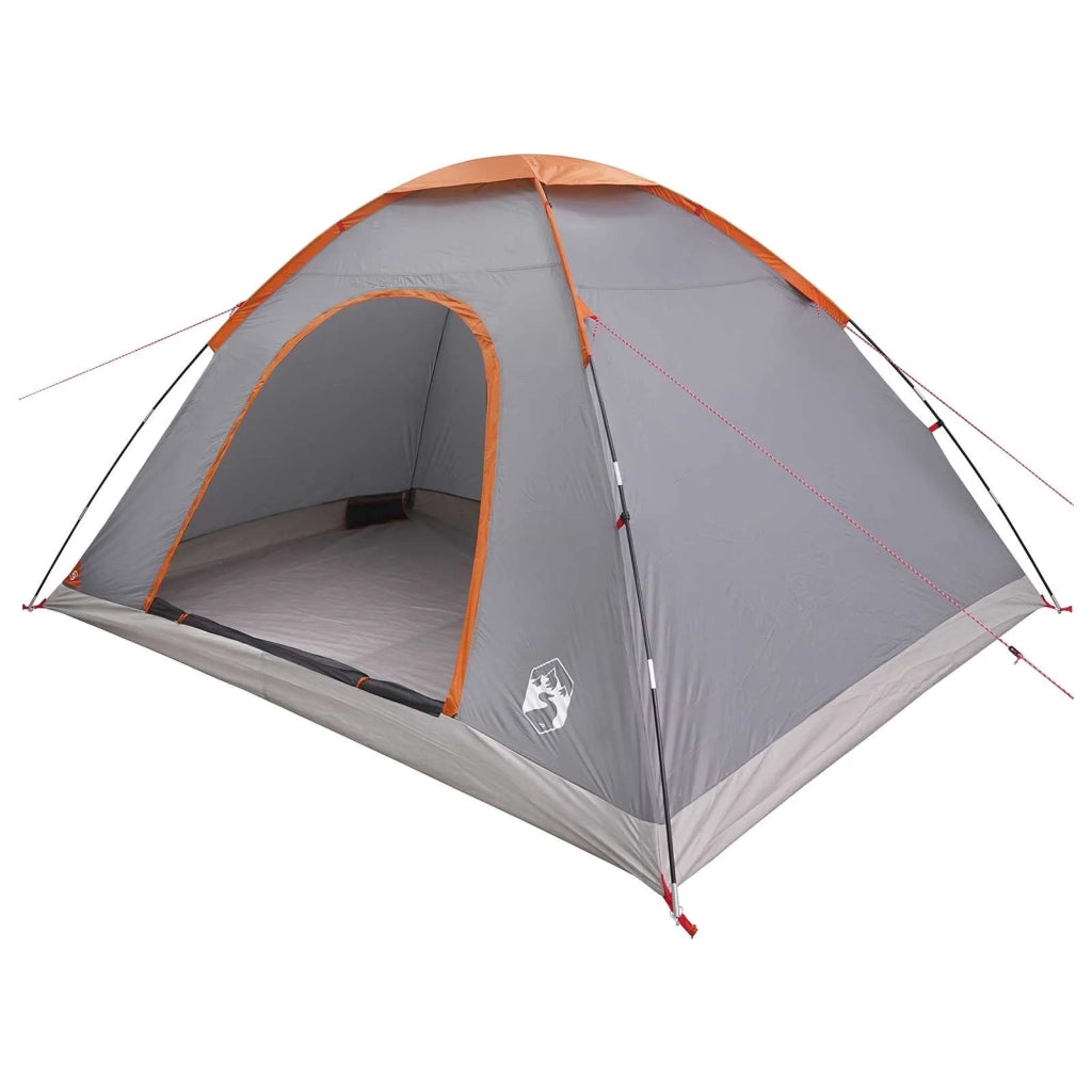 Tenda da campeggio Grigio e arancione 335 x 275 x 180 cm 42028639