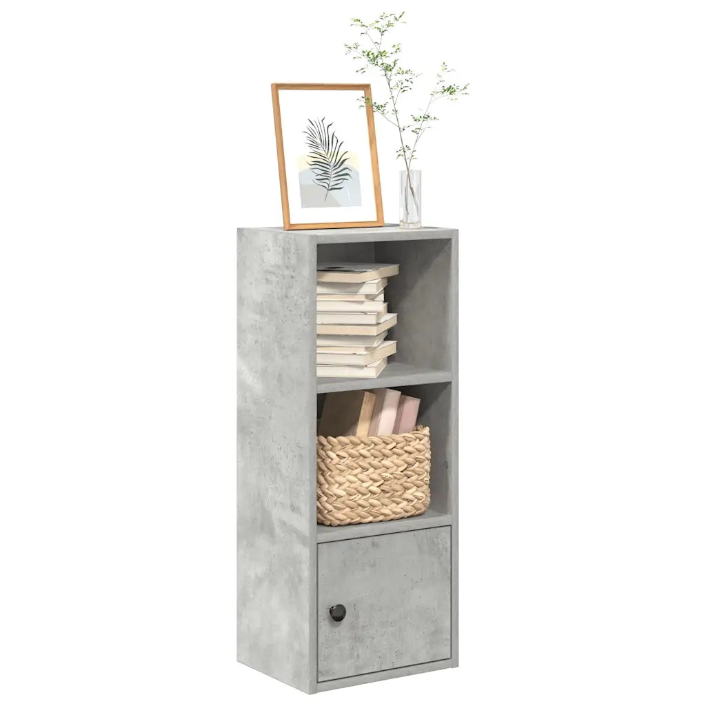 vidaXL Libreria Grigio Cemento 31x24x77 cm in Legno Multistrato