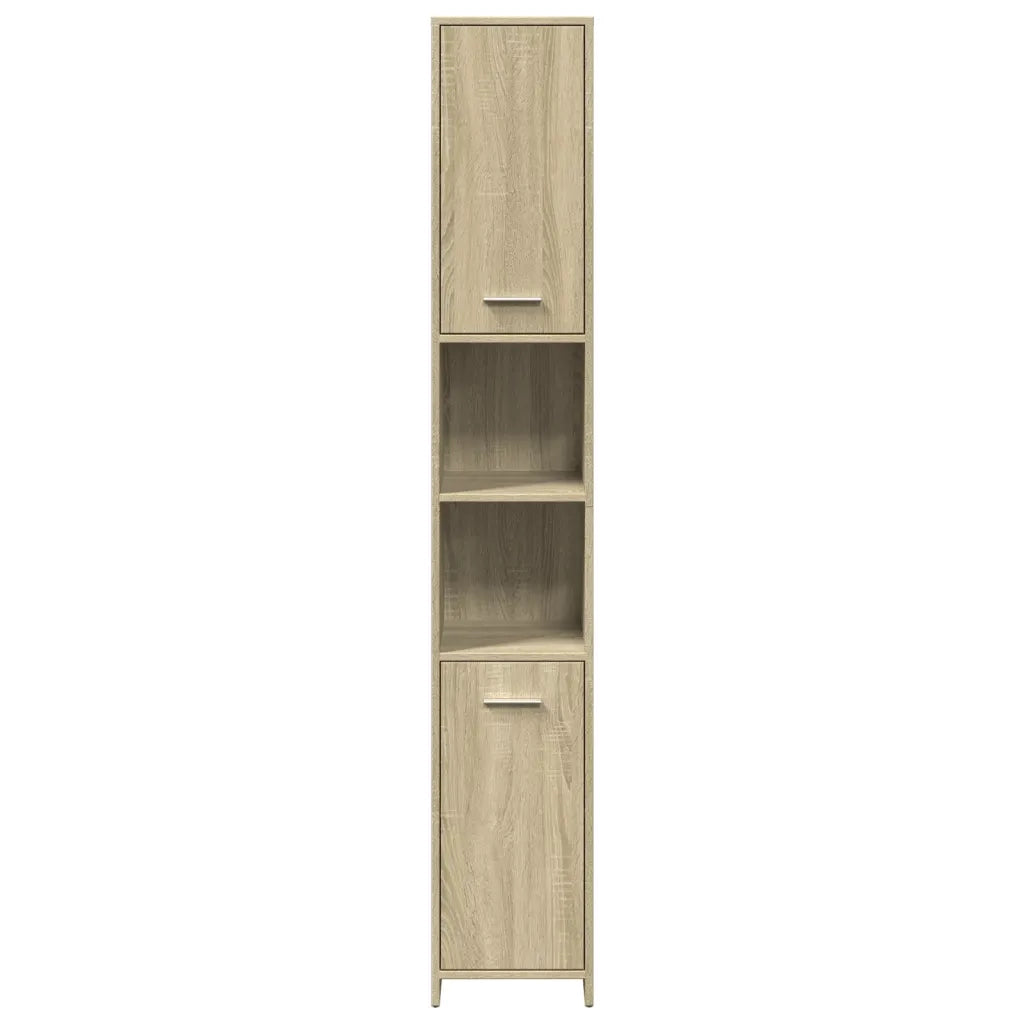 Mobile da Bagno Rovere Sonoma 30x30x183,5 cm Legno tecnico 849602