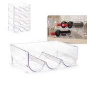 1 Pezzo Organizer Portabottiglie Triplo Modulare 20 x 29 x 11 cm