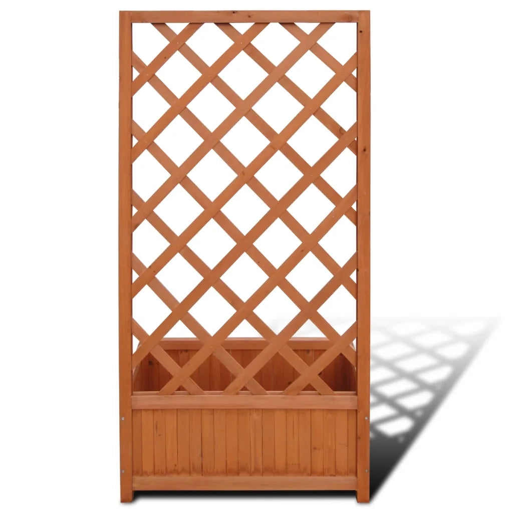 Fioriera con traliccio 70 x 30 x 135 cm 41298