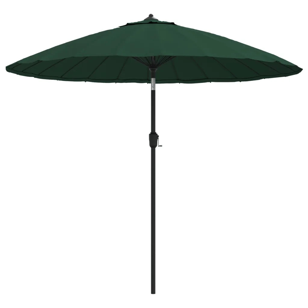 Ombrellone da Esterni con Palo in Alluminio 270 cm Verde cod mxl 54583