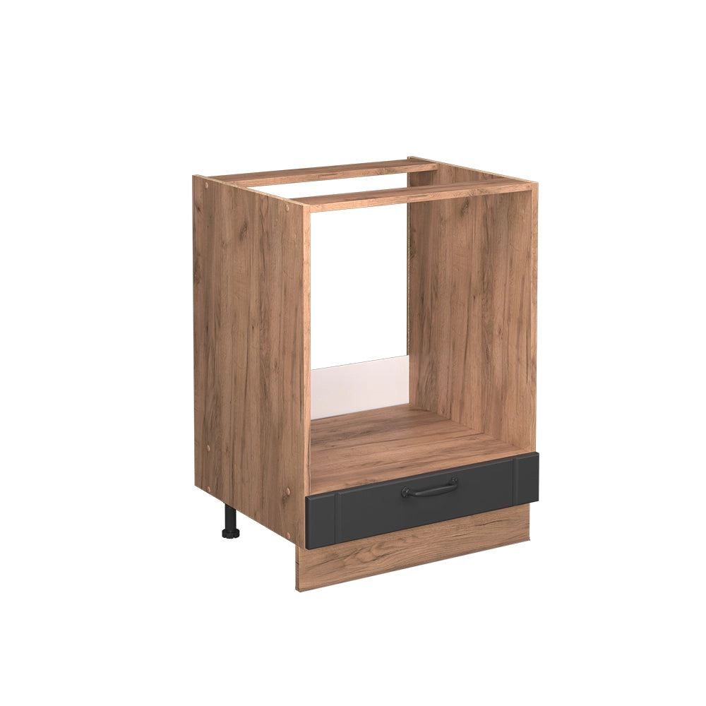 Vicco Mobile per forno da incasso Grigio scuro 60 cm , PL Rovere