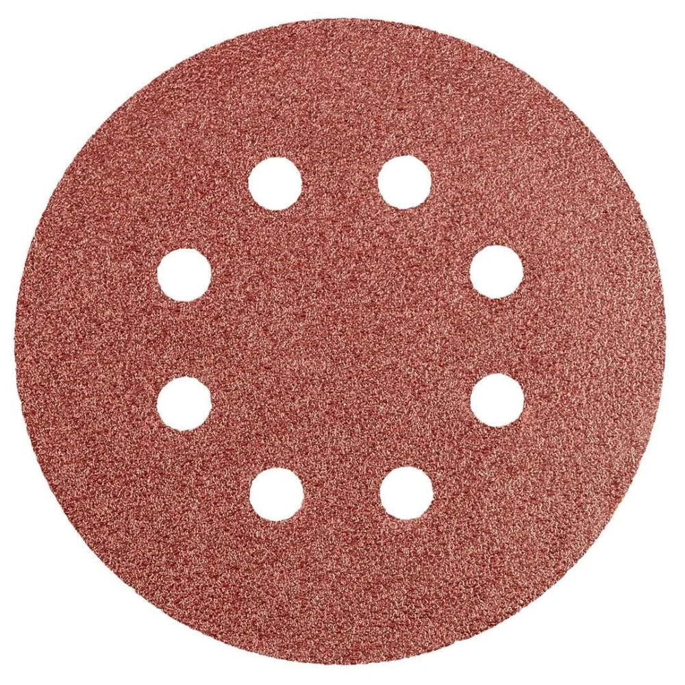 Topex 55h940 disco levigante con on velcro 125 mm k60 5 pezzi ds