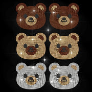 Decorazione per abbigliamento - Teddybeer - Cartoon - Applicazione Hotfix - 29,7 x 21 cm - Disegno lucido - Sticker trasferibile