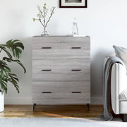 Credenza-Buffet-Armadio da cucina Grigio Sonoma 69,5x34x90 cm in Legno Multistrato 772820