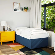Giroletto senza Materasso Blu 90x190 cm in Tessuto