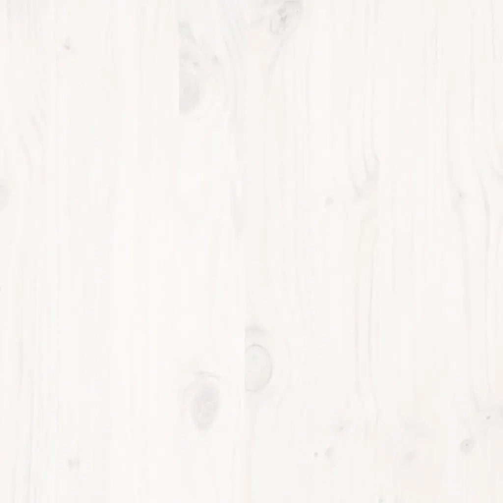 Letto senza Materasso Bianco 120x200 cm Legno Massello di Pino