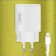 Trade Shop - Caricabatterie Con Doppia Porta Usb Con Cavo Lightning Ricarica Rapida 3.1a Q-cd661b -