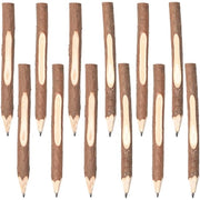 Pentacoli in legno 12 pezzi - Stili personalizzabili - Grafite - Legno naturale - Adatti ai bambini - 17 cm - Matita
