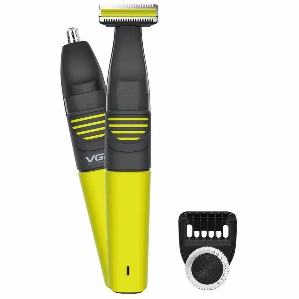 Trade Shop - Taglia Capelli Rasoio Regola Barba Ricaricabile Doccia Naso Viso Vgr V-043 -