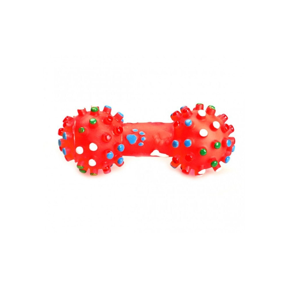 Trade Shop - Gioco A Forma Di Osso Riportino Per Animali Domestici 16 Cm Gomma Morbida Sonoro -