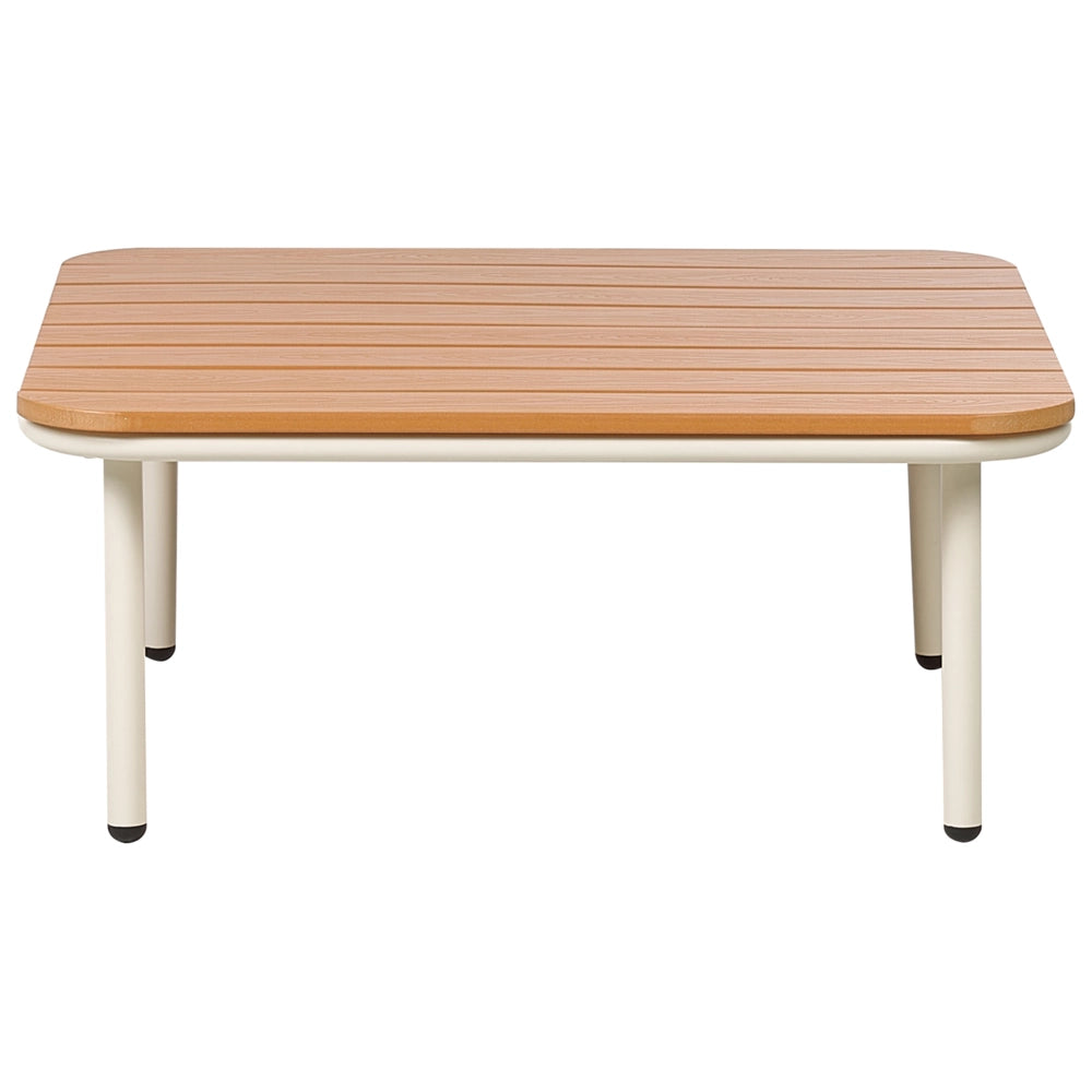 Set poltrone e tavolo con struttura in metallo e schienale in corda con cuscini grigio stile elegante