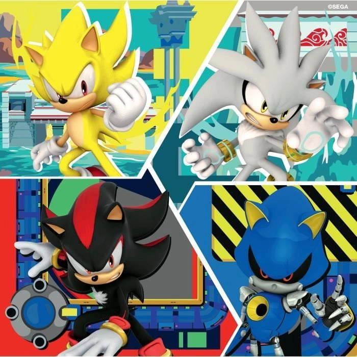 Ravensburger-Puzzle 3x49 pezzi - Le avventure di Sonic-4005555011330-Dai 5 anni in su