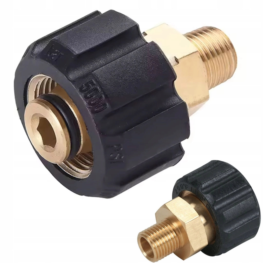 Adattatore Riduzione M22-14mm a 1/4" Esterno – Compatibile con Idropulitrice Kärcher HD HDS