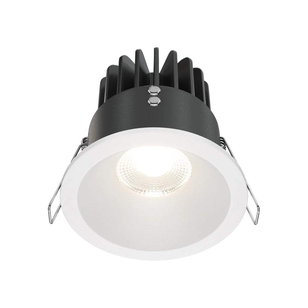 Maytoni Lampada Da Incasso Zoom 1 Luce GU10 Bianco Alluminio