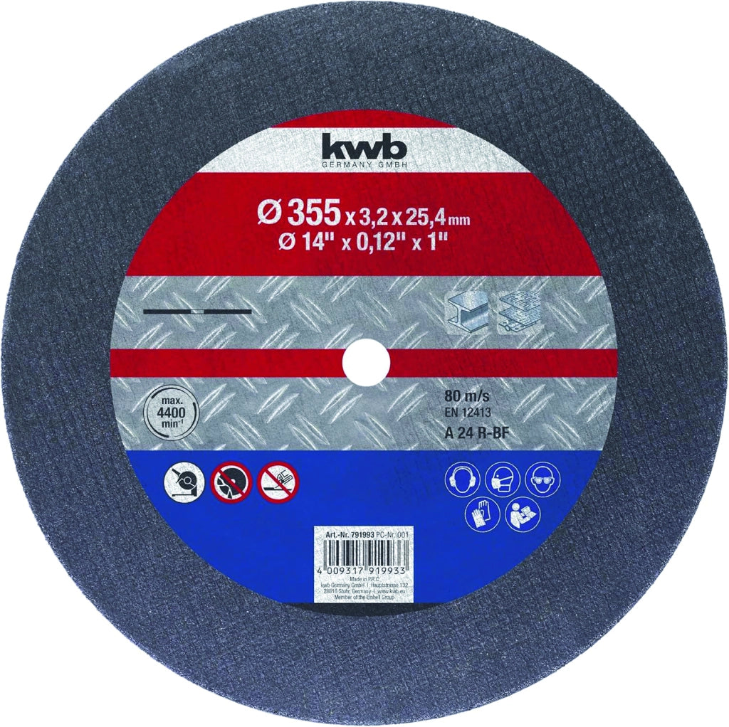 Einhell DISCO PER METALLO PER TRONCATRICE mm. 355x3,2x25,4 10.00 pz
