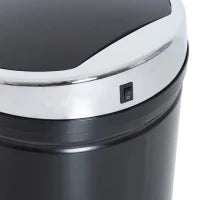 Pattumiera Automatica da 42L con Sensore a Infrarossi in Acciaio e Plastica, 30.5x30.5x68 cm