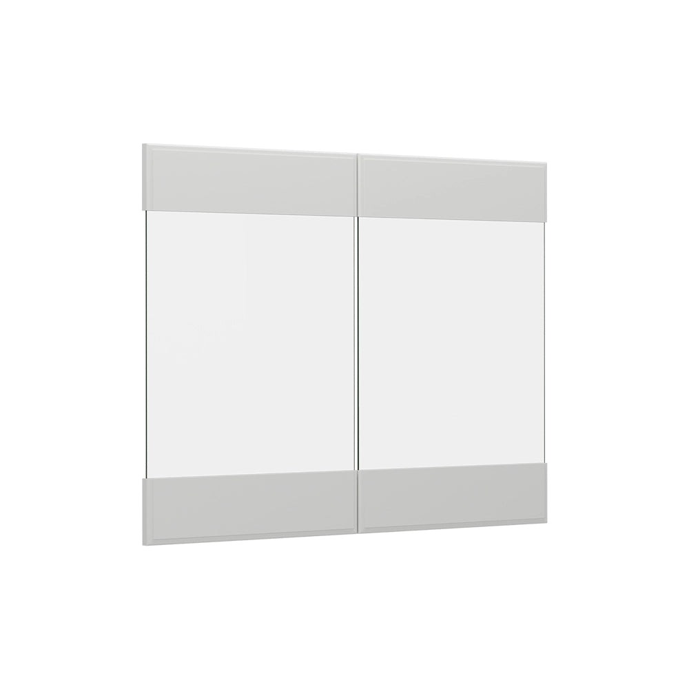Vicco Frontale cucina Bianco casa di campagna 79.2 x 59 cm frontale del mobile per pensile con vetro