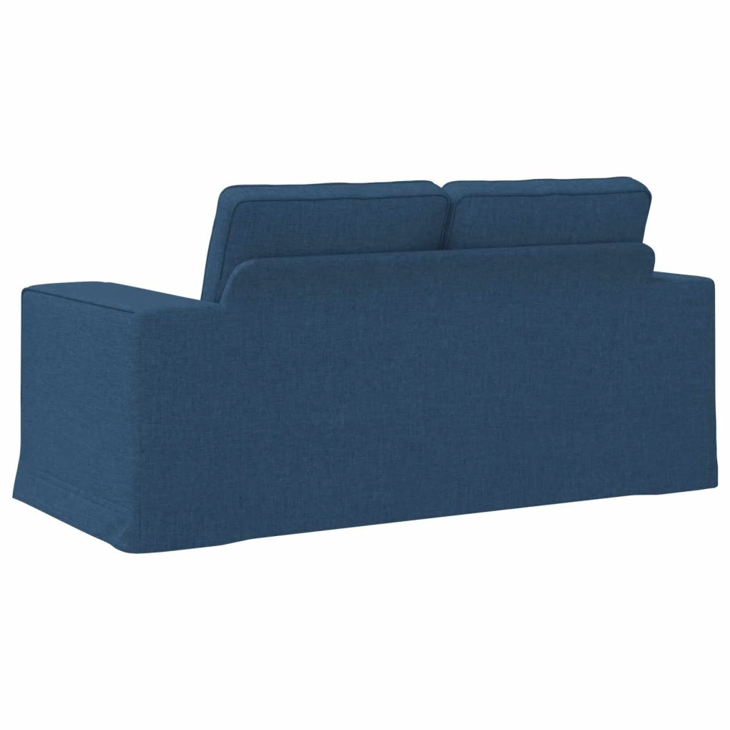 Divano | Divano da soggiorno | Sofa Blu 162 x 80 x 82 cm Tessuto