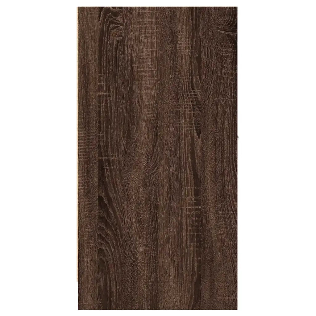 vidaXL Armadietto da Farmacia Rovere Marrone 40x41x77,5 cm Truciolato