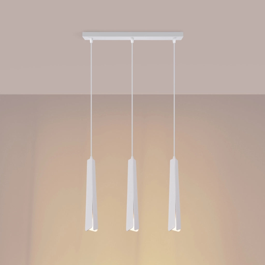 Lampada a sospensione tubi bianchi 3xG9 Reflex Pure Lume