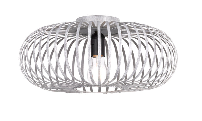 Plafoniera da Interno  E27 in Metallo Grigio Antico