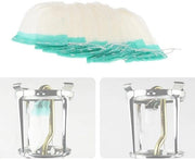 Kit di mantelli per lampade a gas 10 pezzi - forma a U - materiale di alta qualità - duraturo - non riflettente - lunga durata della fiamma - mantelli per lampade a gas