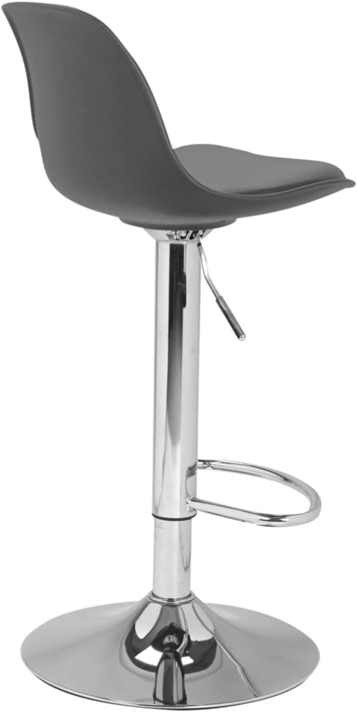 Set di 4 sgabelli da bar design grigio KARL