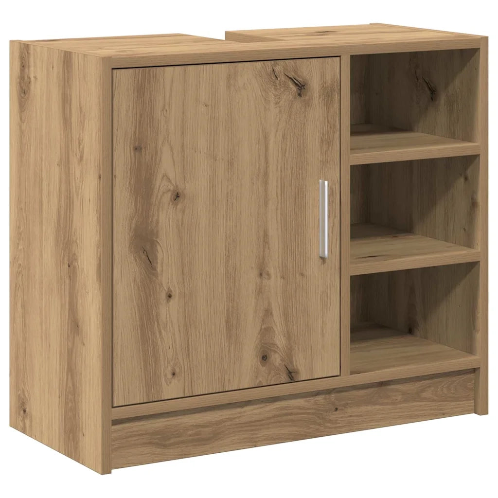 Mobile da Bagno con porta Rovere artigianale 63 x 29 x 55 cm 869213