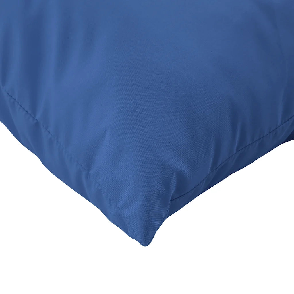 Cuscini per Pallet 3 pz Blu Reale in Tessuto 360866