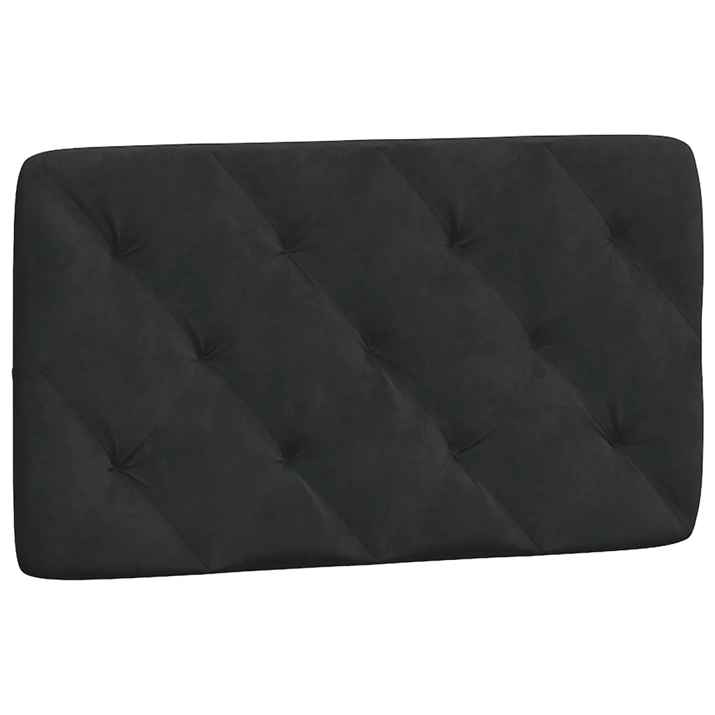 Letto con Materasso-Struttura Letto con Materasso Nero 90x190 cm in Velluto